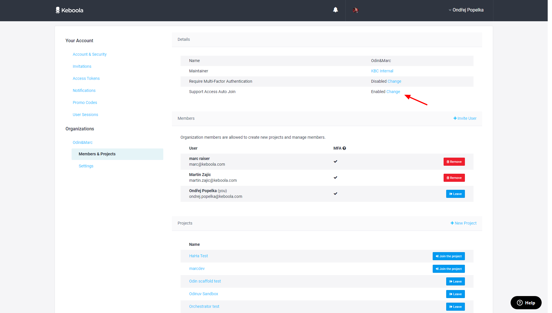 Screenshot -- Auto Join On